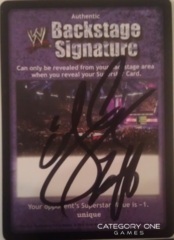 Backstage Signature - Eddie Guerrero